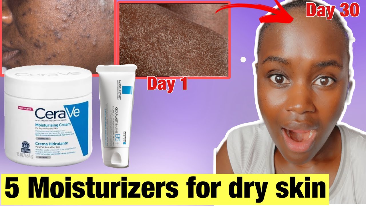 5 BEST MOISTURIZERS FOR DRY SKIN Cerave moisturising cream , Cicaplast