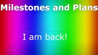 Milestones And Plans For My Channel