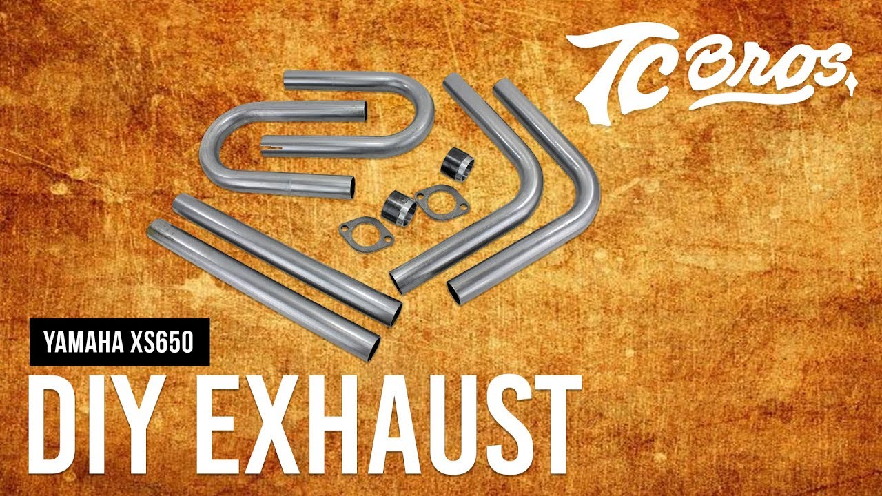 TC Bros. Yamaha XS650 DIY Exhaust Kit YouTube