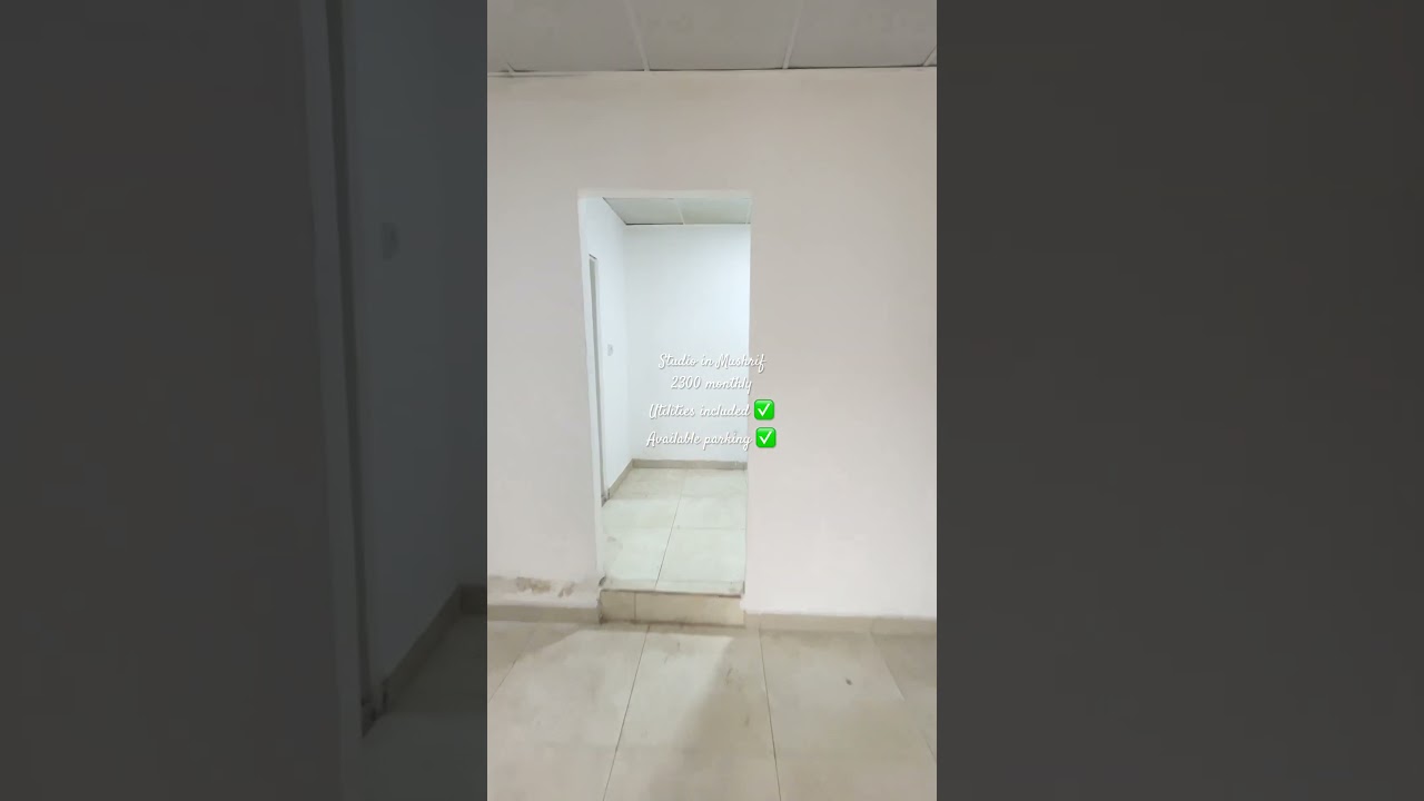 Studio in Mushrif in a neat clean family villa 2300 monthly utilities included available parking