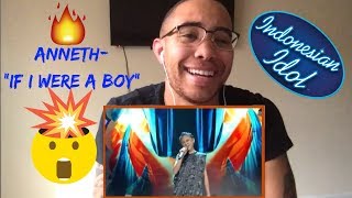 ANNETH - IF I WERE A BOY (Beyonce) - ROAD TO GRAND FINAL - Indonesian Idol Junior 2018 (REACTION)