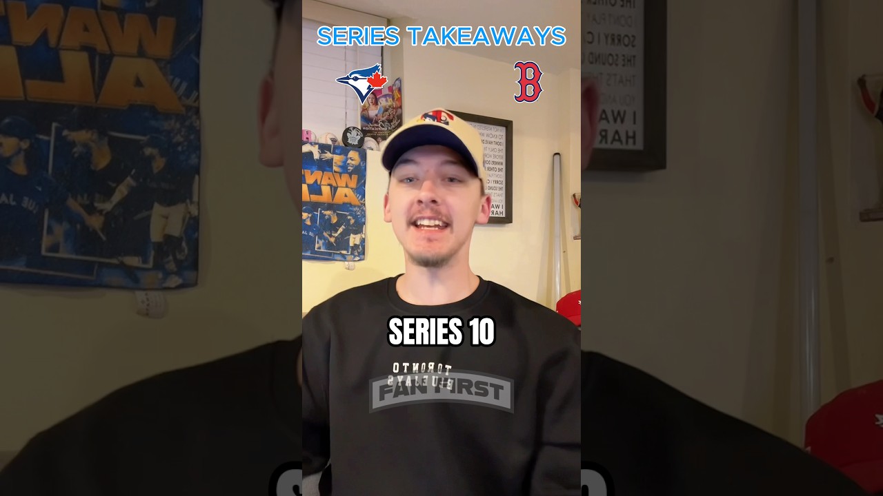 Breaking down  the Jays THIRD series win in a row! #bluejays #redsox #mlb #baseball #toronto