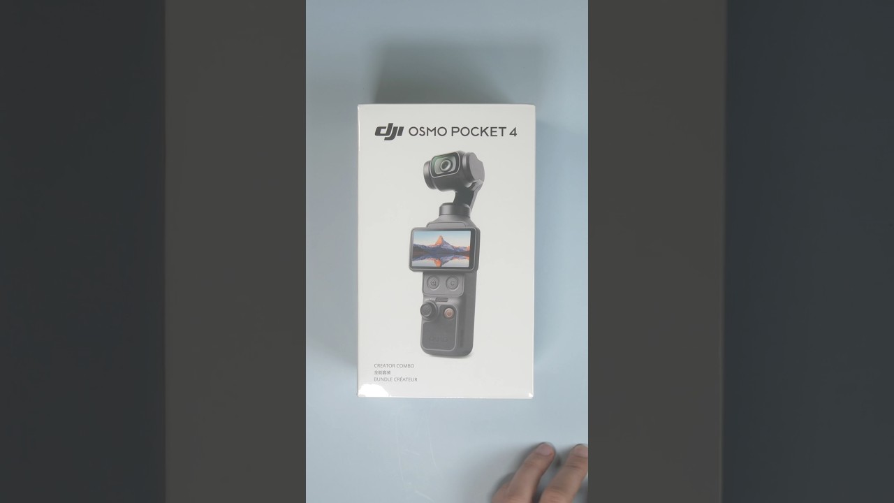 This Is a DJI Osmo Pocket 4 Creator Combo 3-Axis Camera.