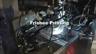 Model NCC - Automatic Screen Printer - Printing Frisbees