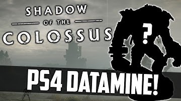 Datamining Shadow of the Colossus (PS4) - Is there anything undiscovered?
