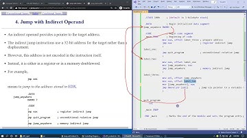 9.2 Jump with Indirect Operand
