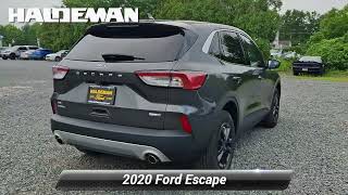 Certified 2020 Ford Escape SE East Windsor NJ A0219A