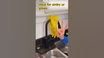 hack for air dry gloves #shorts #fyp #diy #lifehacks #experiment #tricks #hack #facts #youtube