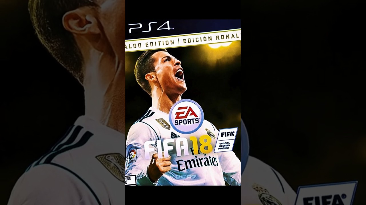 Cristiano Ronaldo in FIFA18 cover!🐐🔥