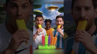 Ronaldo Messi Squid Game Doll Slime Asmr Mukbang Korean Food