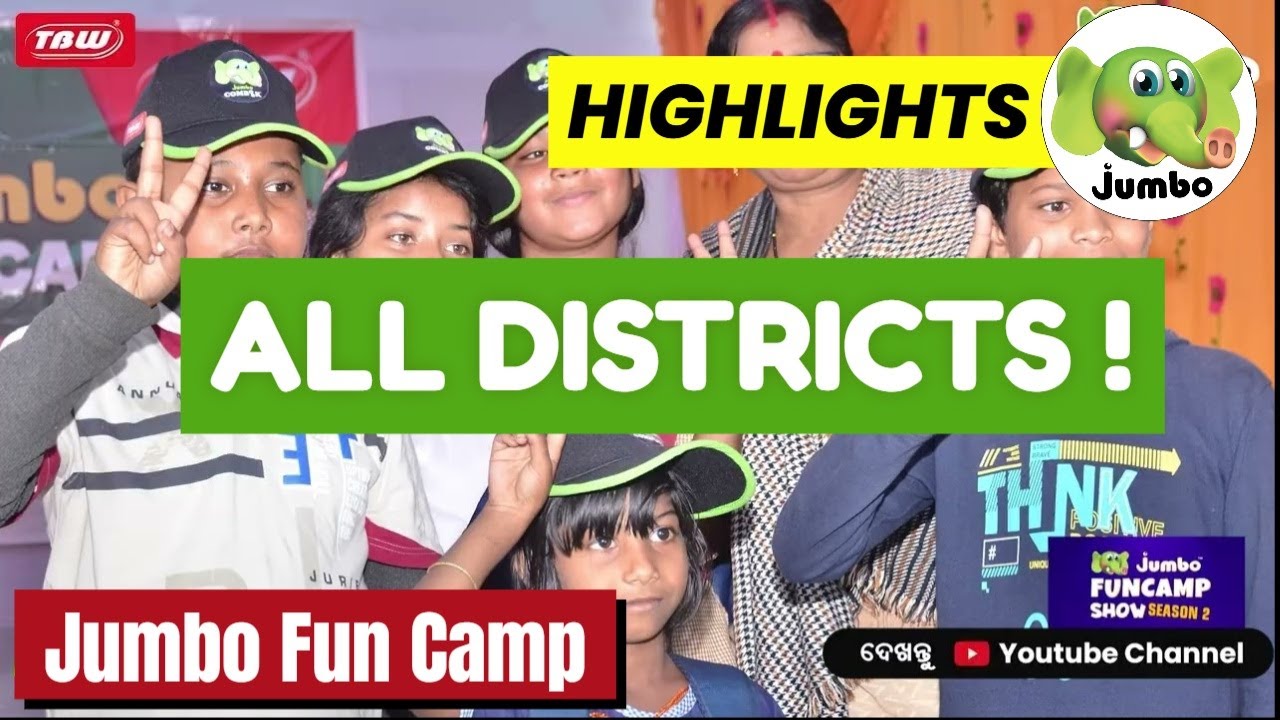 HIGHLIGHTS 🌟 Jumbo Fun Camp Season 2 🌟 Odisha’s Biggest Talent Party 🚀