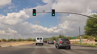 Superior Arizona Scenic Drive to Scottsdale Arizona Timelapse