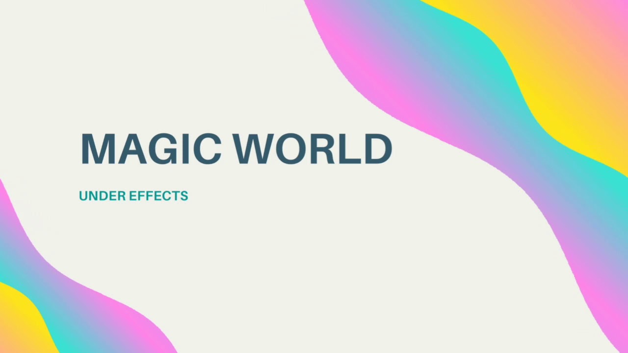 Magic World - Under Effects adlı videoyu YouTube'da izle Magic World - Under Effects adlı videoyu YouTube'da izle