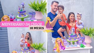 Mesversario Da Chloe 10 Meses Rapunzel