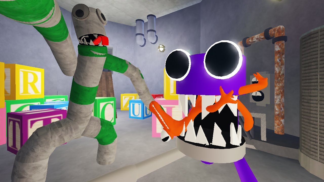 RAINBOW FRIENDS MAS PERDERAM SUAS CORES! MONSTRO ROXO SAIU!? NOVO FINAL ...