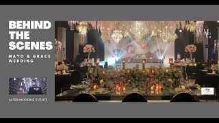 BTS of Mayo & Grace's Black, Gold and Blush Pink Wedding Theme screenshot 4