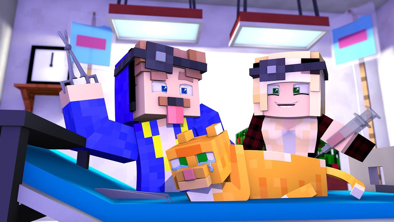 UNSER ERSTER TAG ALS TIERARZT IN MINECRAFT! - YouTube