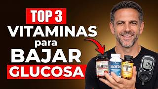 TOP 3 Vitaminas que Todo Diabético DEBE Tomar (Bajan la Glucosa)
