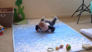 Connor Crawling (5 mo 2 wks)