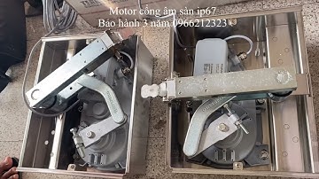 Hướng dẫn cài đặt motor cổng tự động âm sàn comunello italy