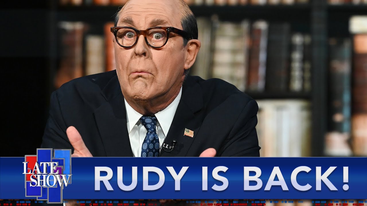 Rudy Giuliani Is Banned From Fox News, But Not From The Late Show!