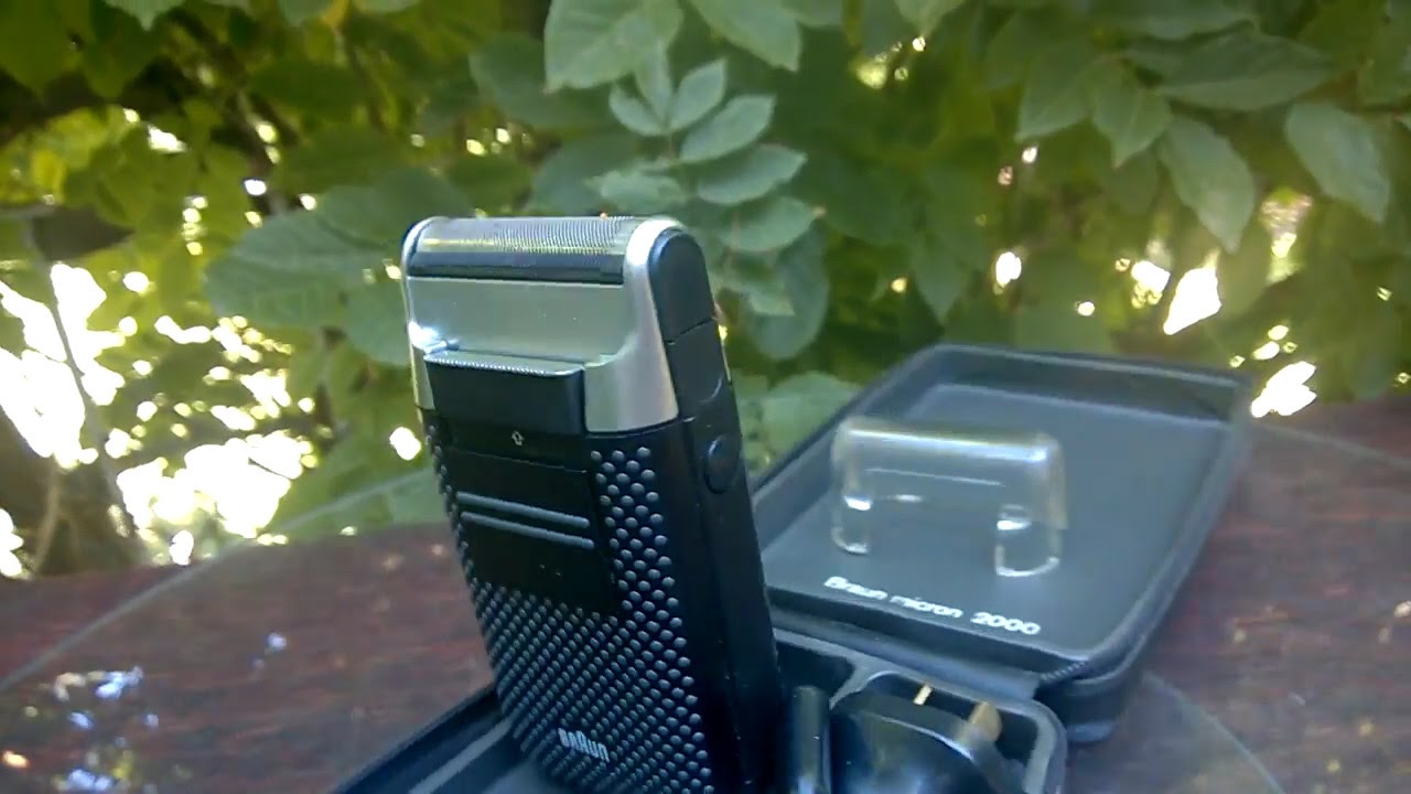Braun 2000 Micron Electric Shaver YouTube