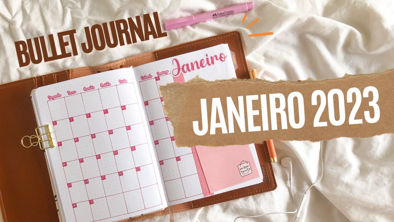 Bullet Journal Janeiro 2023 | Vou usar um Caderno pra tudo!