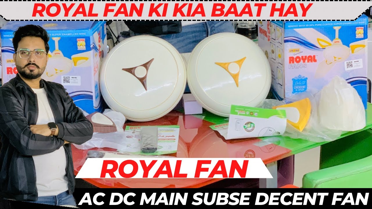 Royal fan Ac Dc crescent model #Ac/Dc main sub se descent model - YouTube
