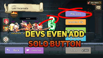 Crusaders Quest - Loki Incarnate SOLO - Loki now is a joke but the drop rate isn