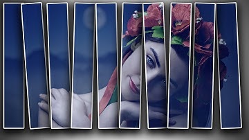 #31 How to create vertical panels effect | adobe Photoshop cc 2020 | tutorial.