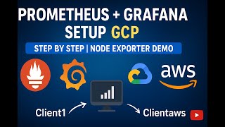 Famous Prometheus + Grafana Setup | Node Exporter Demo on GCP & AWS | Step by Step Guide - English Profile