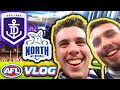 FRIDAY NIGHT FLAGMANTLE PARTY | Fremantle v North Melbourne AFL Vlog 2022