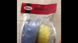 Bell Blue Bubble Shield on Bell Ace Cafe Helmet