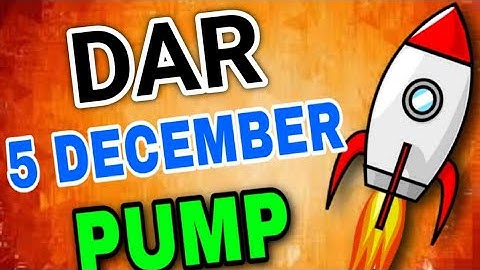 Mines of Dalarnia 5th December PUMP! || DAR  Price Prediction 2021
