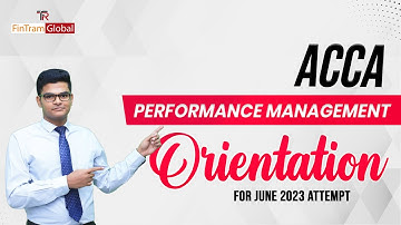 ACCA Performance Management Orientation| ACCA PM Exam | ACCA PM | ACCA Skill level Exam | Vishnu Sir