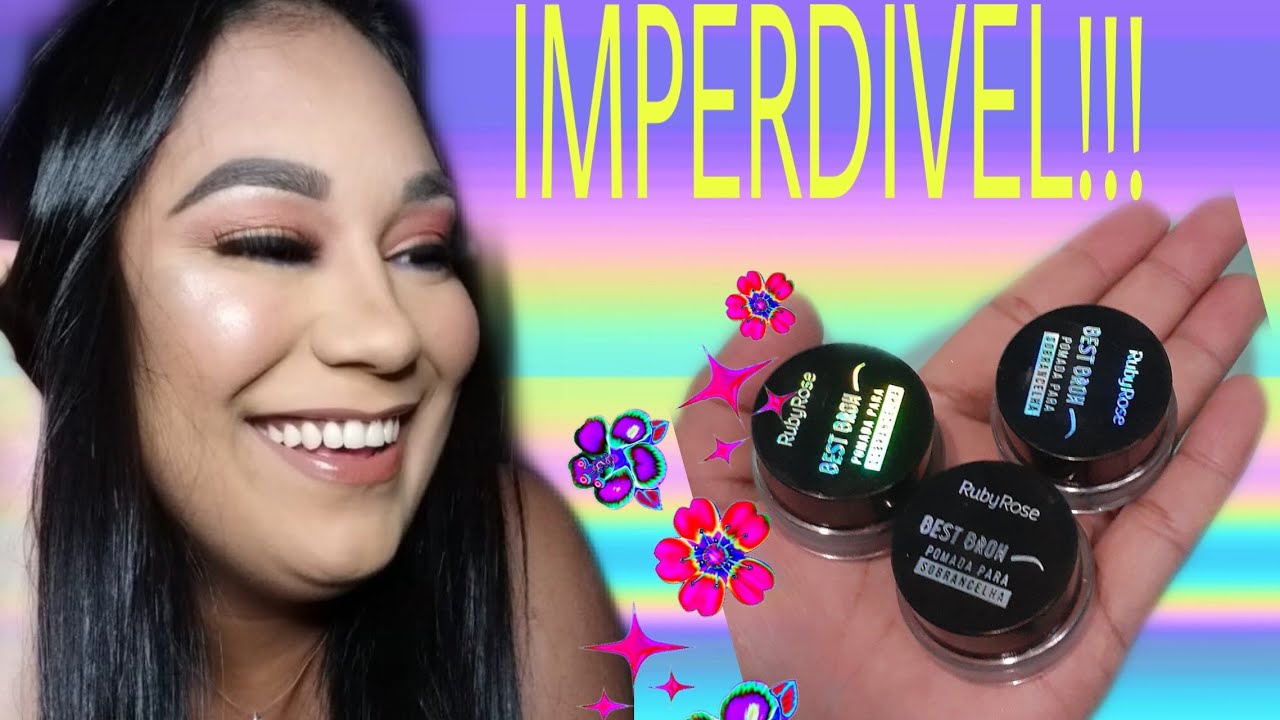 Resenha pomada de sobrancelha Ruby Rose Best Brow