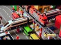 Lego City High Speed Passenger Train Story | 60051 and 60098 train crash | Preschool | Kindergarten