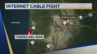 Coastal community in Oregon fighting back against tech giant