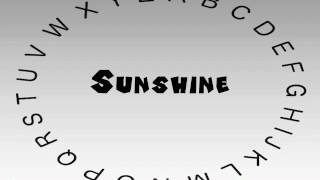 How to Say or Pronounce Sunshine