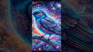 Cosmic Blue Bird | @ArtificialPsytelligence   #psychedelictrance #psytrance #bluebird
