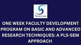 Celebrity One Week Faculty Development Program On Basic And Advanced Research Techniques: A PLS-SEM Approach Net Worth