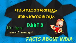 സസഥനങങള അപരനമവ Part 2 Facts About India Preliminary Exam Ldc 2020