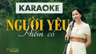 [KARAOKE ] NGƯỜI YÊU HIẾM CÓ - ĐẶNG THANH TUYỀN | NHẠC HOA LỜI VIỆT