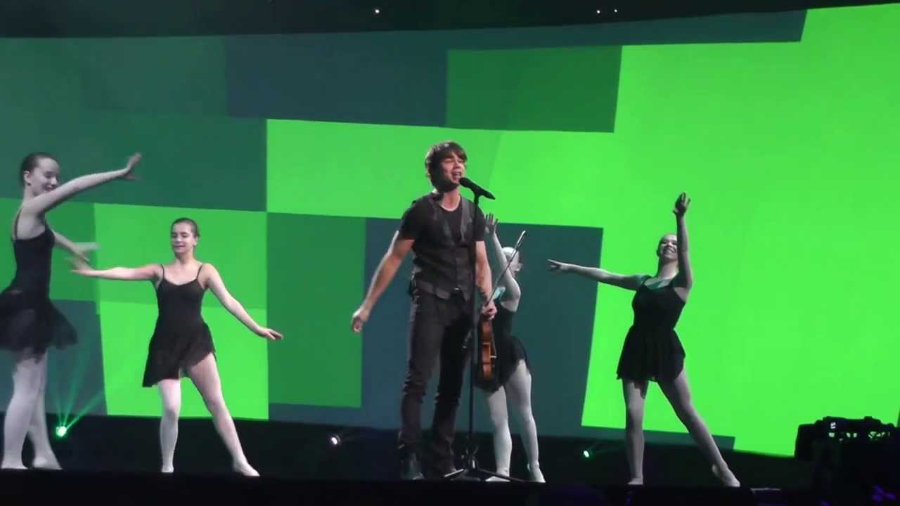Eurosong 2014 Alexander Rybak in Antwerp Sportpaleis