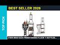 5Tier Wine Rack Freestanding Floor 11 Bottles Luxury Wooden Wine Bar Cabinet Review