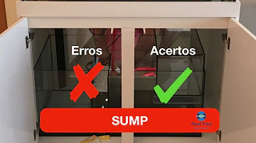 Como montar um aquário marinho com sump?