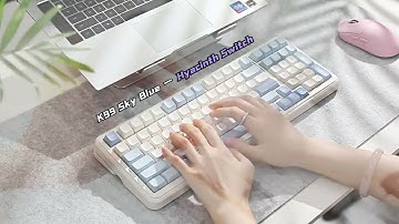 Typing Sound ASMR   MCHOSE K99 Custom Mechanical Keyboard #keyboard #mchose #asmr #setup #gaming