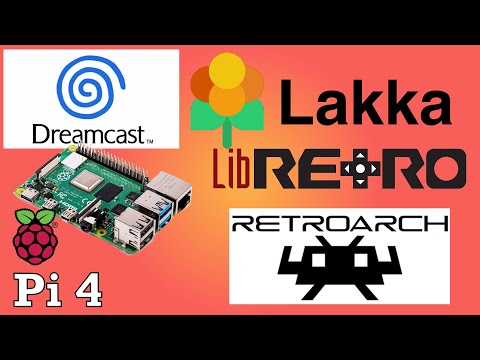 LAKKA official stable release Raspberry Pi 4 Dreamcast test Retroarch