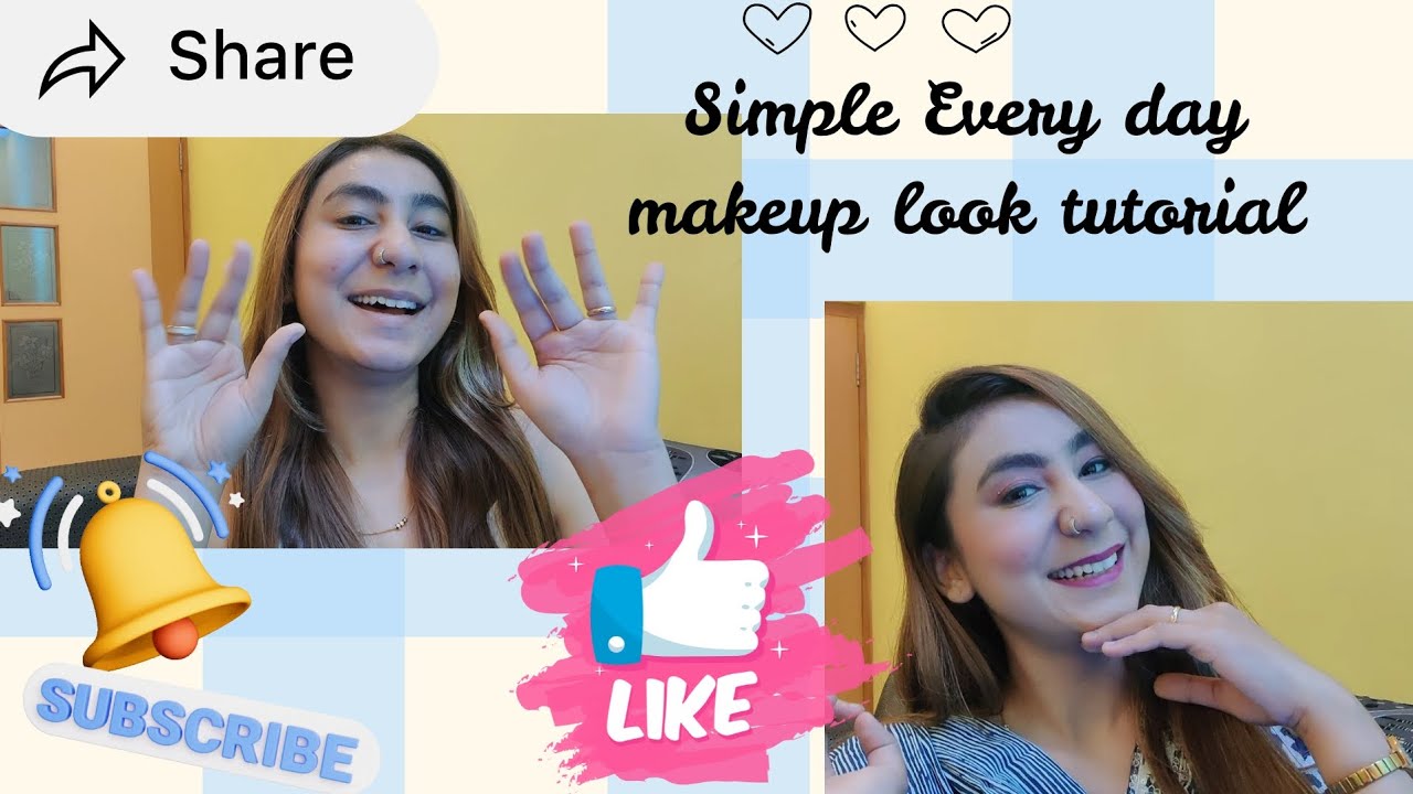 Simple Everyday Makeup Look | Quick & Natural Daily Makeup Tutorial for ...