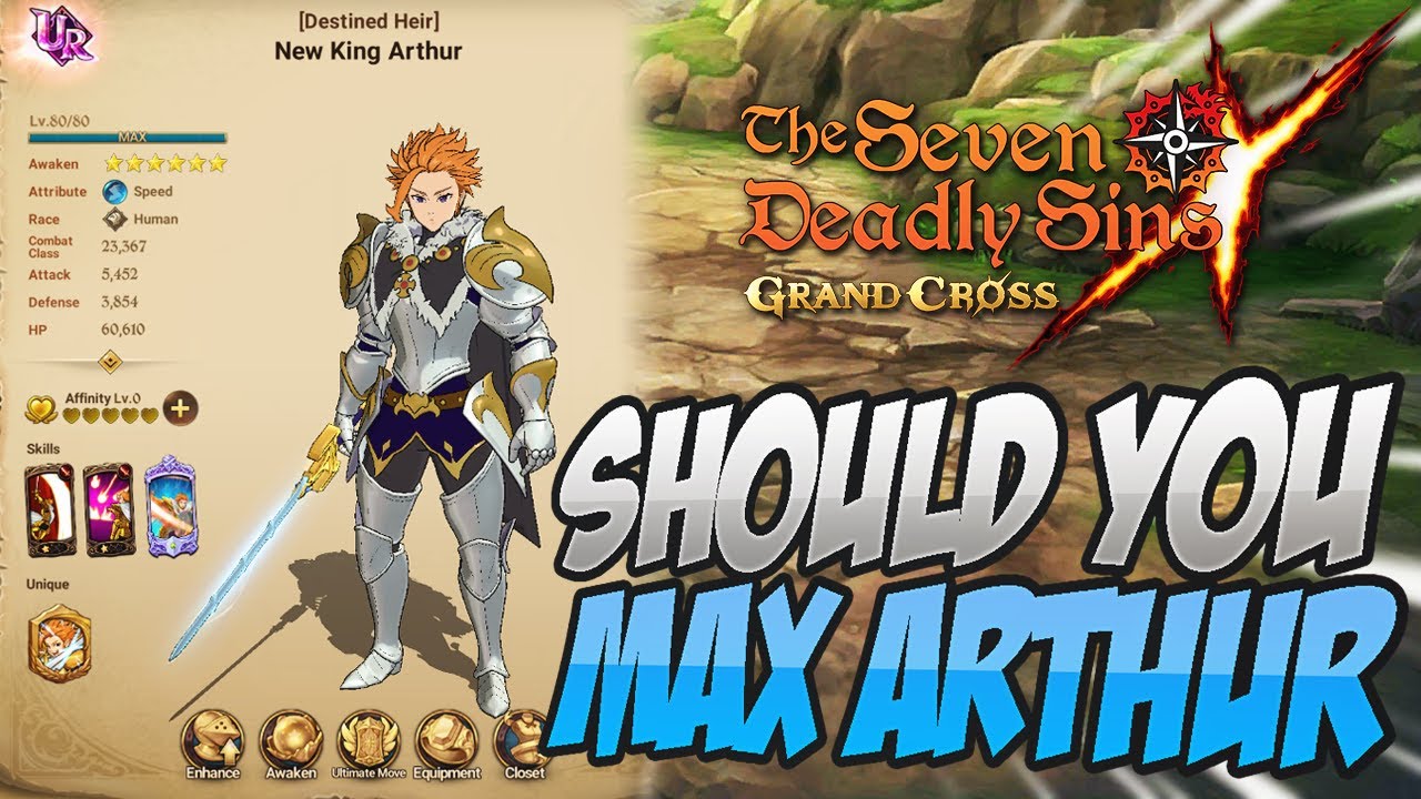 Should You MAX/DUPE Blue SSR Arthur! Seven Deadly Sins Grand Cross